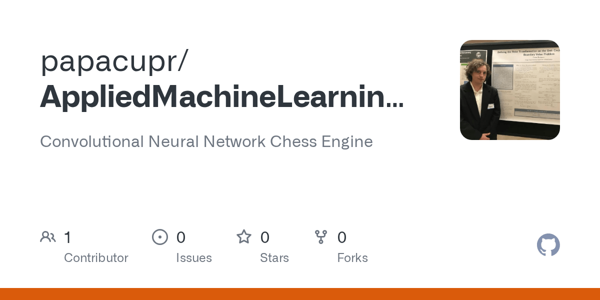 GitHub - papacupr/AppliedMachineLearningChessProject: Convolutional
