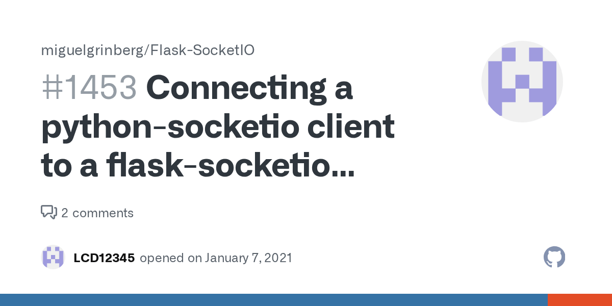 Connecting a pythonsocketio client to a flasksocketio server · Issue