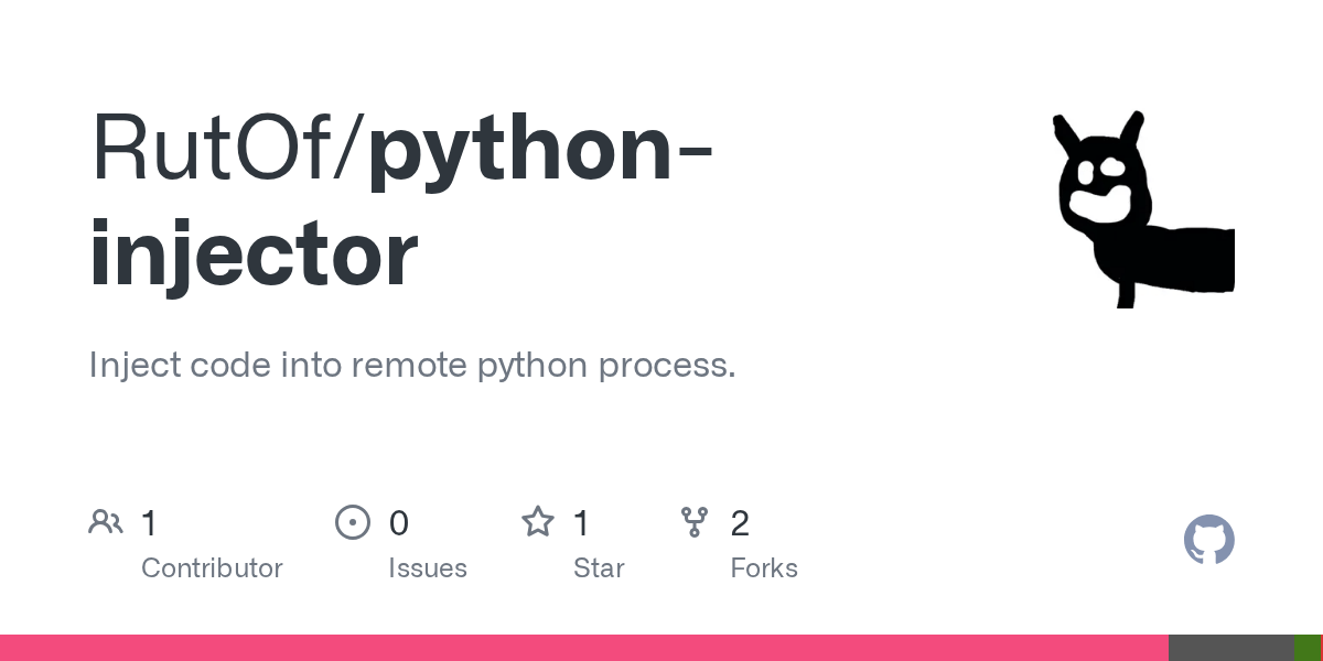 GitHub RutOf/pythoninjector Inject code into remote python process.