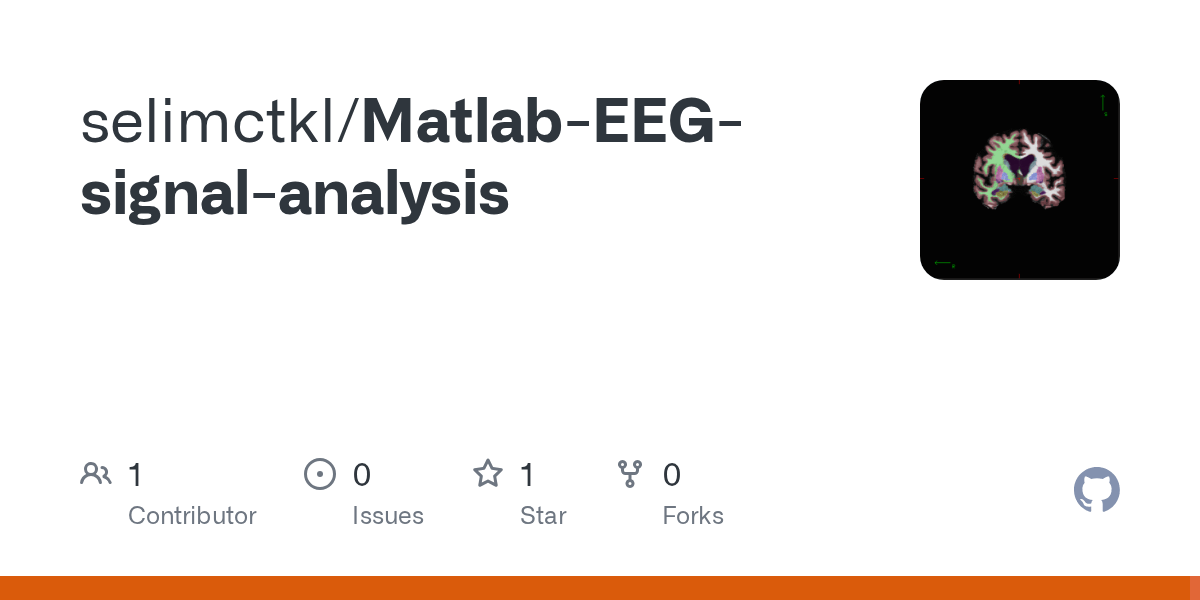 GitHub selimctkl/MatlabEEGsignalanalysis