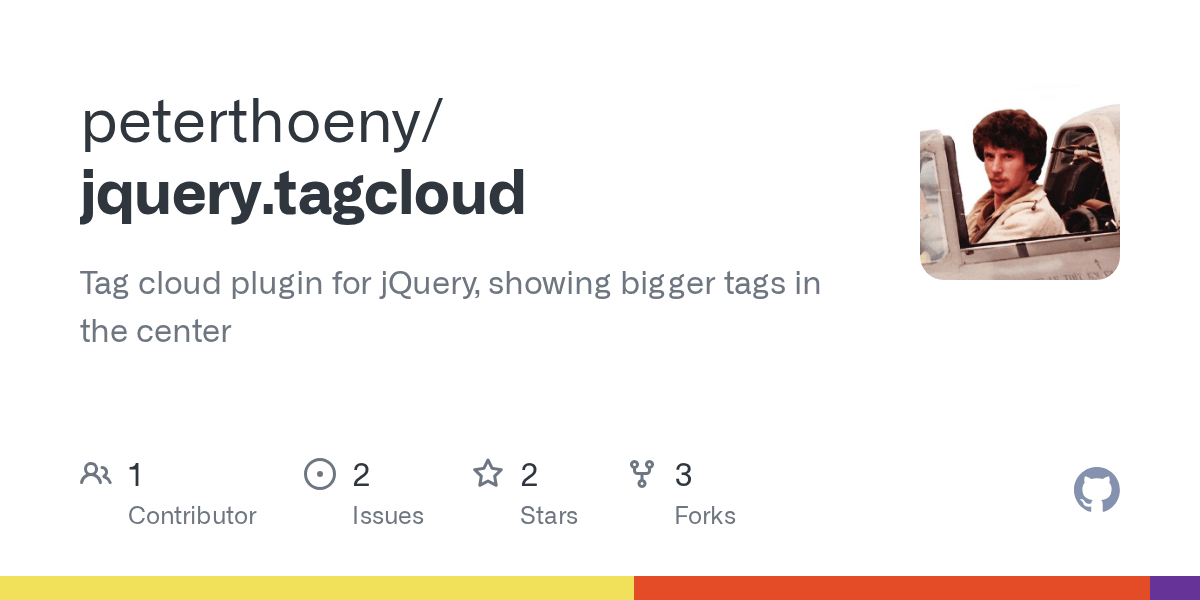 GitHub peterthoeny/jquery.tagcloud Tag cloud plugin for jQuery
