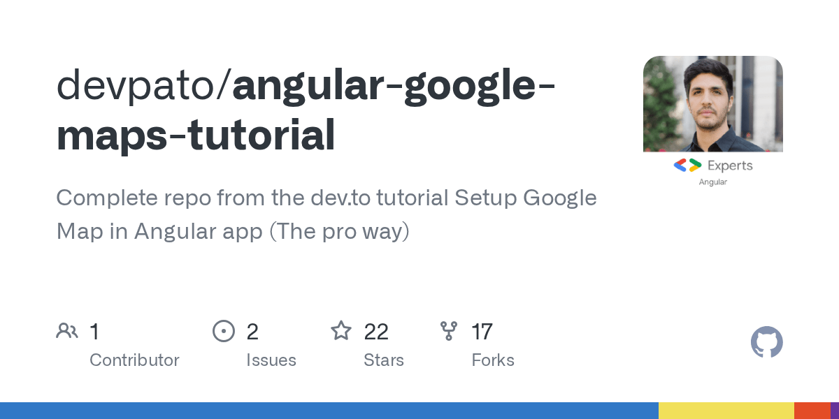 GitHub devpato/angulargooglemapstutorial Complete repo from the