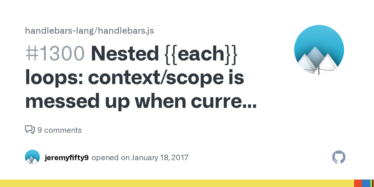 Nested {{each}} loops context/scope is messed up when current