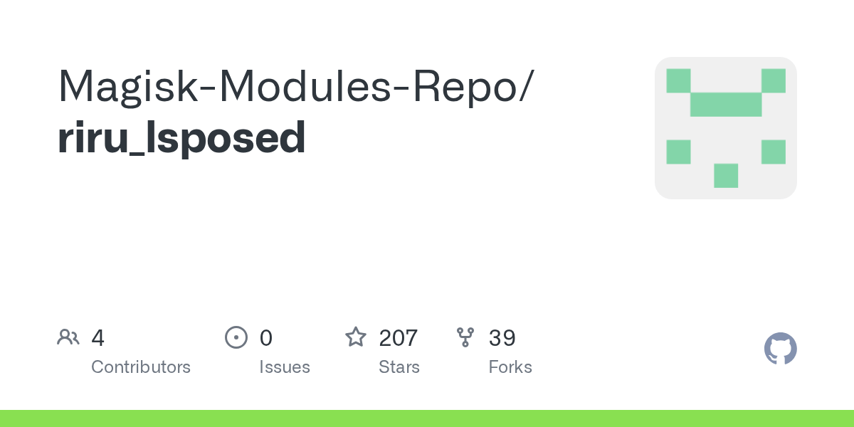 GitHub MagiskModulesRepo/riru_lsposed