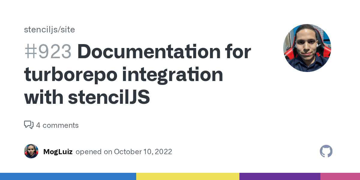 Documentation for turborepo integration with stencilJS · Issue 923 · ionicteam/stencilsite