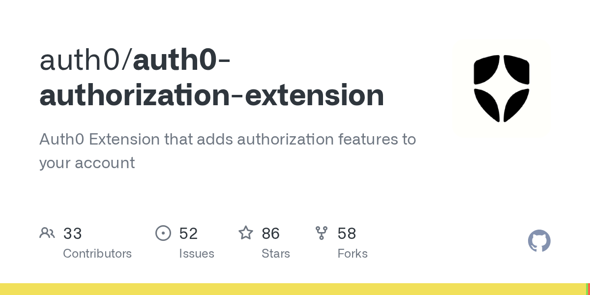 Authorization Extension v2 · GitHub