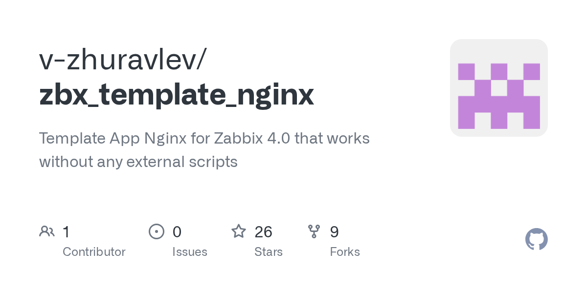 GitHub vzhuravlev/zbx_template_nginx Template App Nginx for Zabbix