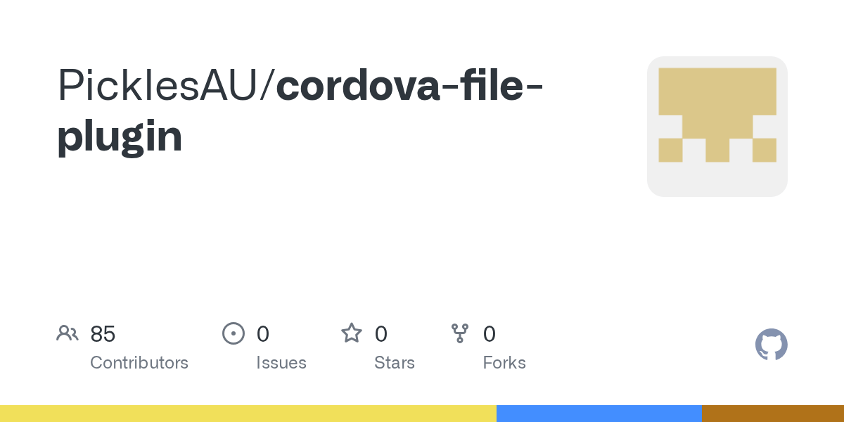 GitHub PicklesAU/cordovafileplugin
