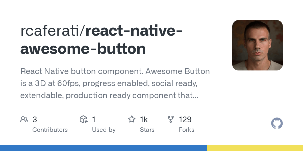 GitHub rcaferati/reactnativereallyawesomebutton