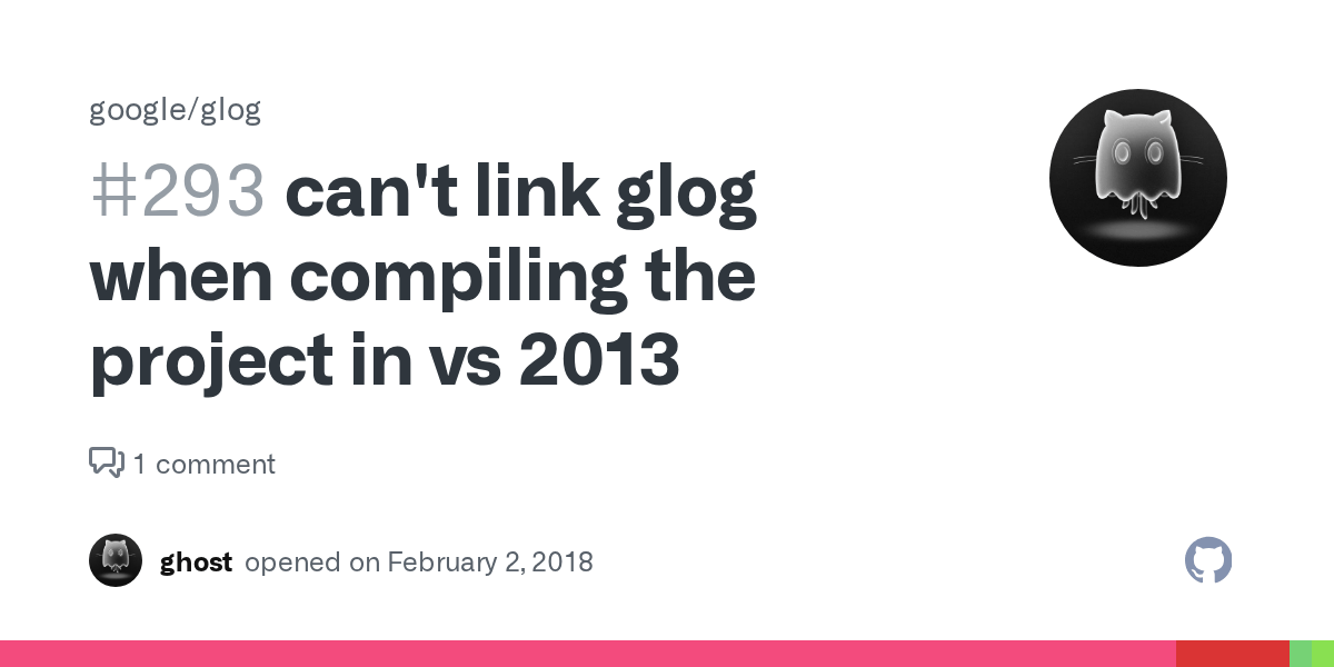 can't link glog when compiling the project in vs 2013 · Issue 293