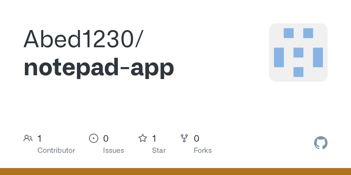 GitHub Abed1230/notepadapp