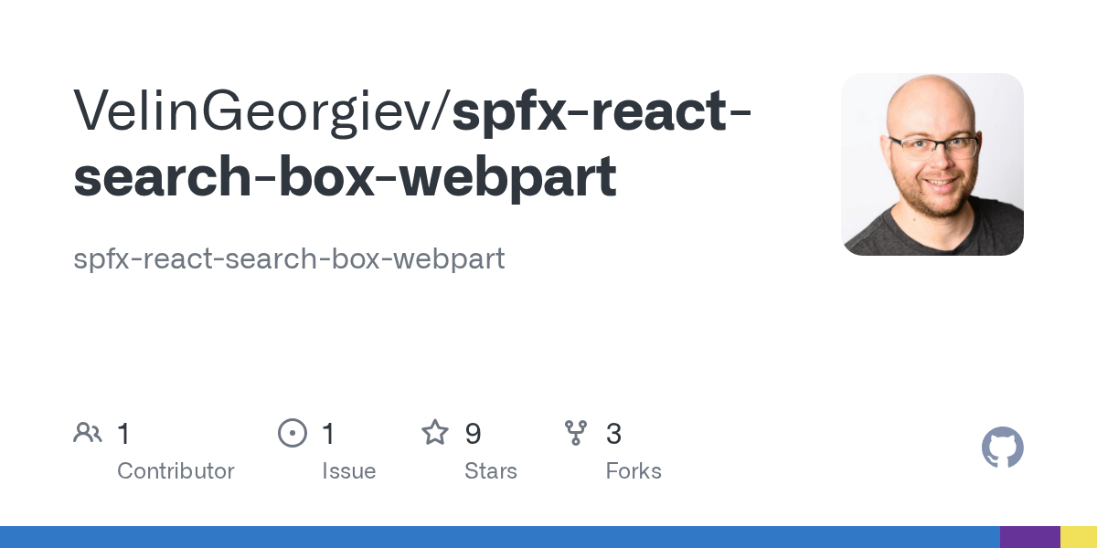 spfxreactsearchboxwebpart/ReactSearchBoxPart.ts at master