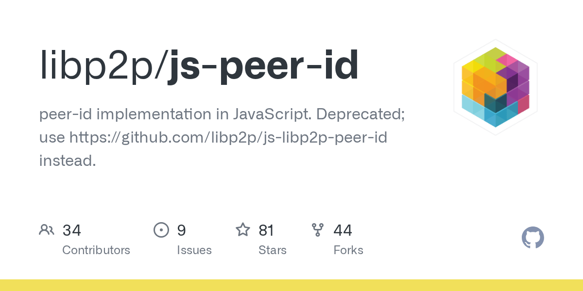 GitHub libp2p/jspeerid peerid implementation in JavaScript