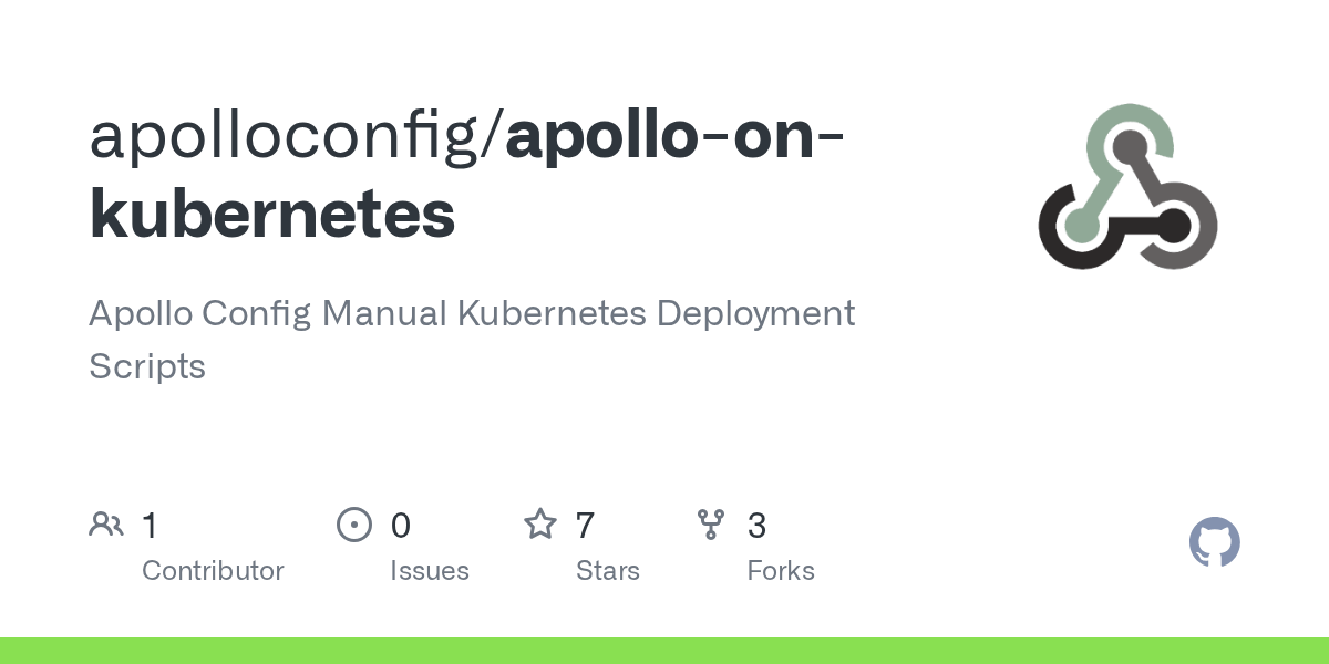 GitHub Apollo Config Manual