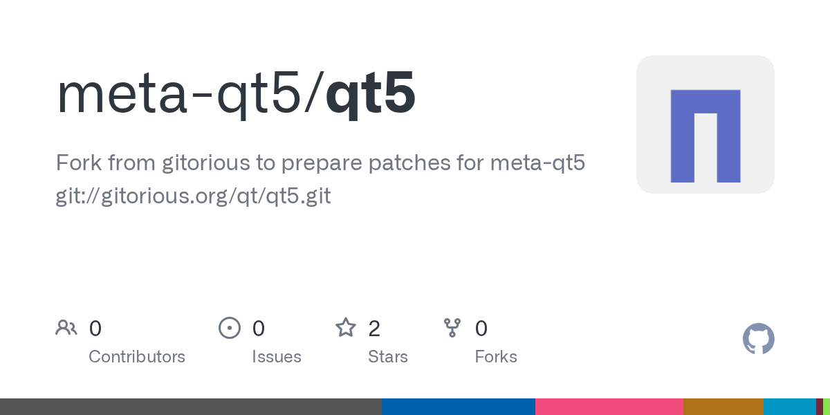GitHub metaqt5/qt5 Fork from gitorious to prepare patches for meta