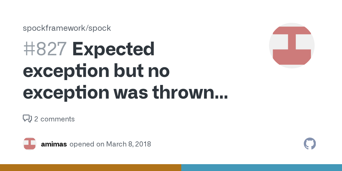 Expected exception but no exception was thrown but standard error shows