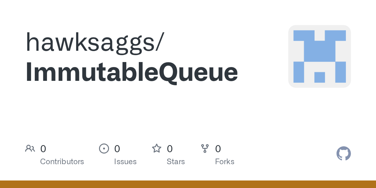 GitHub hawksaggs/ImmutableQueue