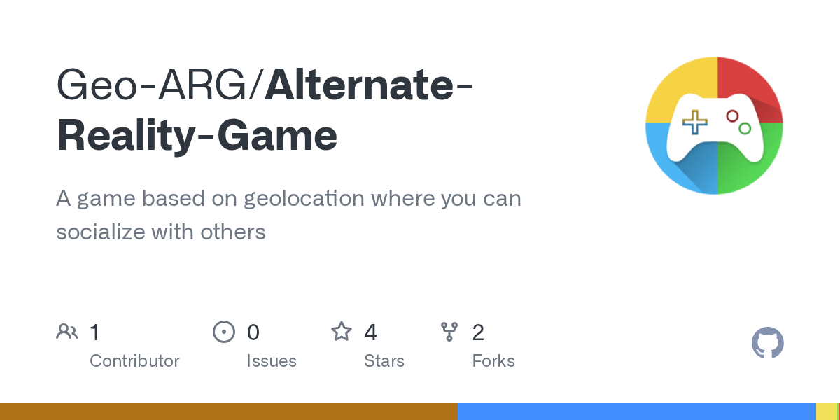 GitHub GeoARG/AlternateRealityGame A game based on geolocation