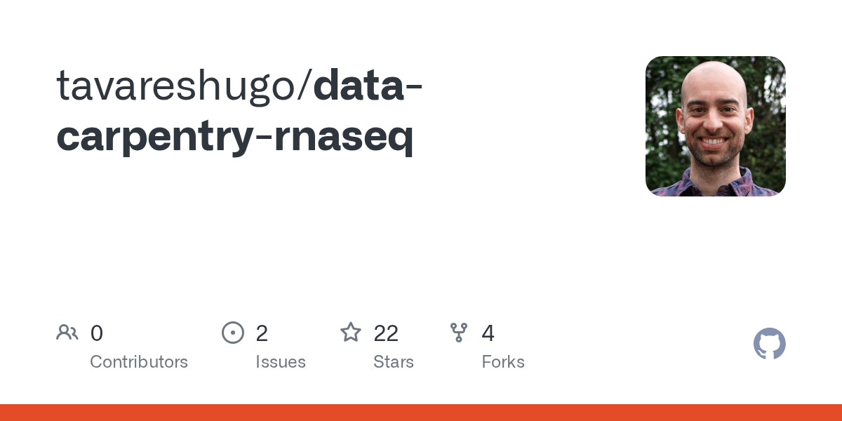 GitHub tavareshugo/datacarpentryrnaseq