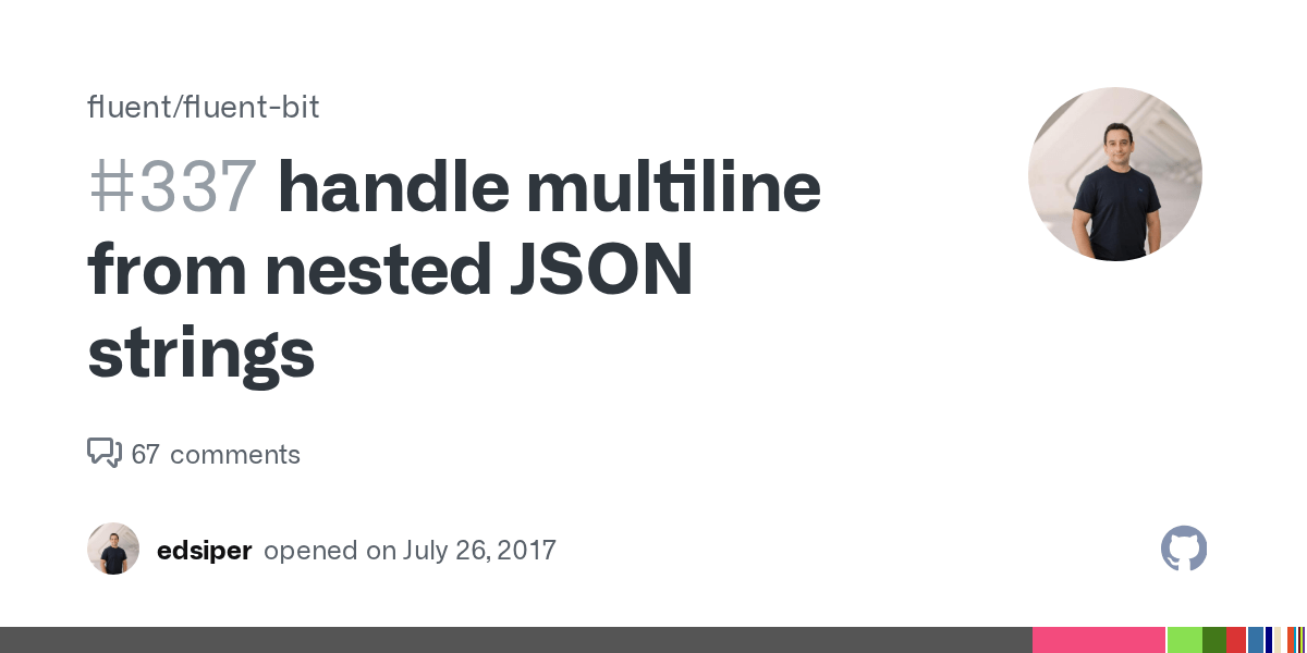 handle multiline from nested JSON strings · Issue 337 · fluent/fluent