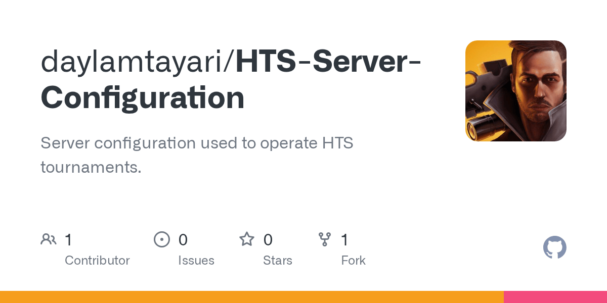 GitHub daylamtayari/HTSServerConfiguration Server configuration