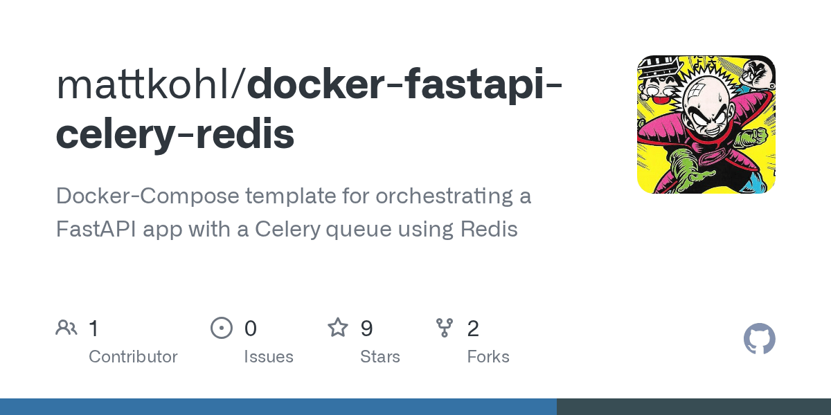 GitHub mattkohl/dockerfastapiceleryredis template