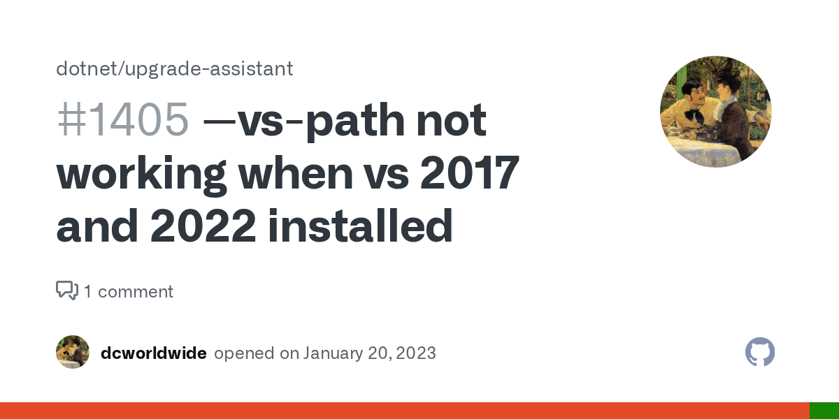 vspath not working when vs 2017 and 2022 installed · Issue 1405 ·
