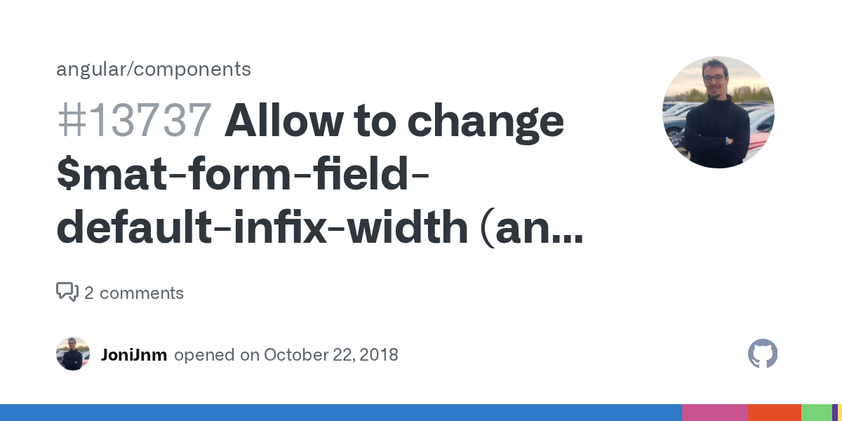 Allow to change matformfielddefaultinfixwidth (and other sass