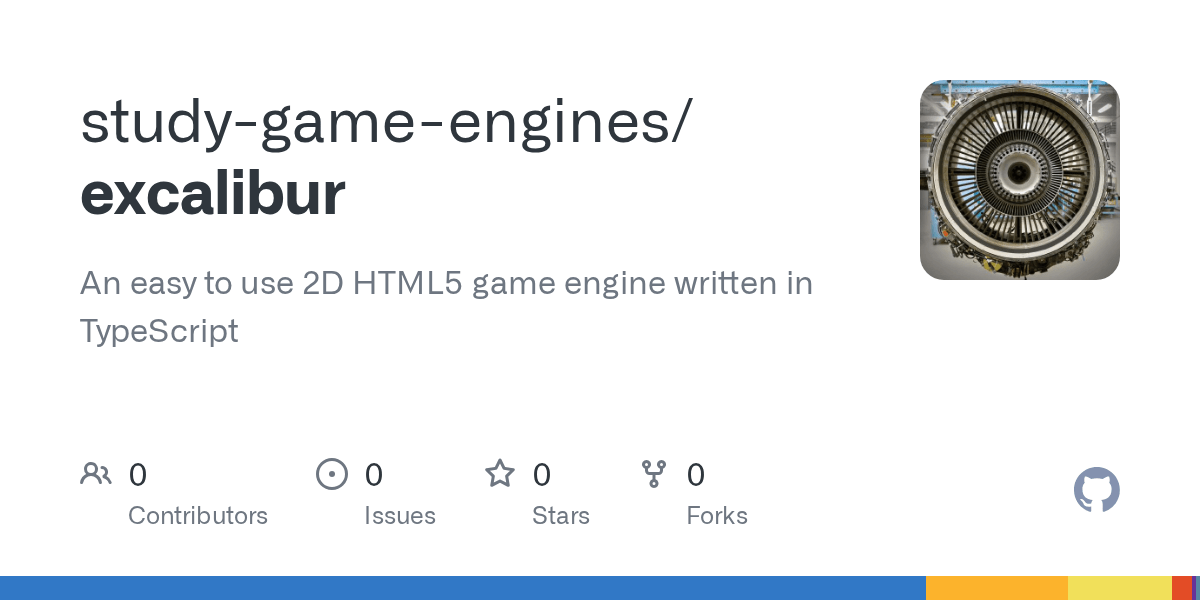 GitHub studygameengines/excalibur 🎮 An easy to use 2D HTML5 game engine written in TypeScript