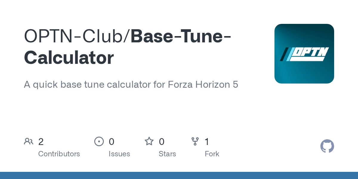GitHub A quick base tune calculator
