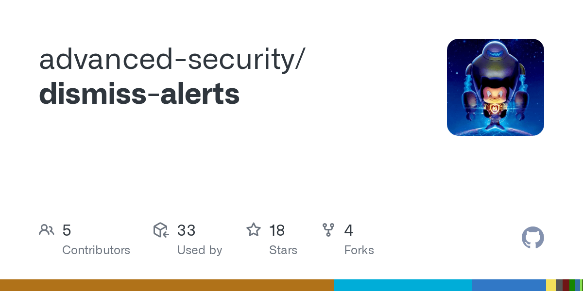 GitHub advancedsecurity/dismissalerts