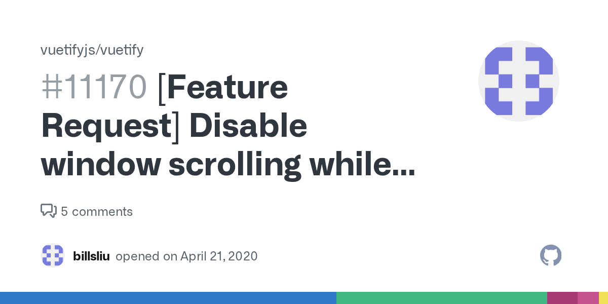 [Feature Request] Disable window scrolling while swiping horizontally