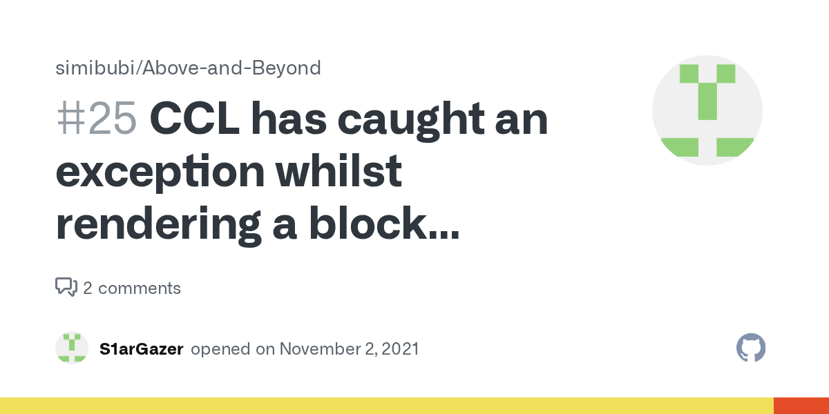 CCL has caught an exception whilst rendering a block (OptiFine Users