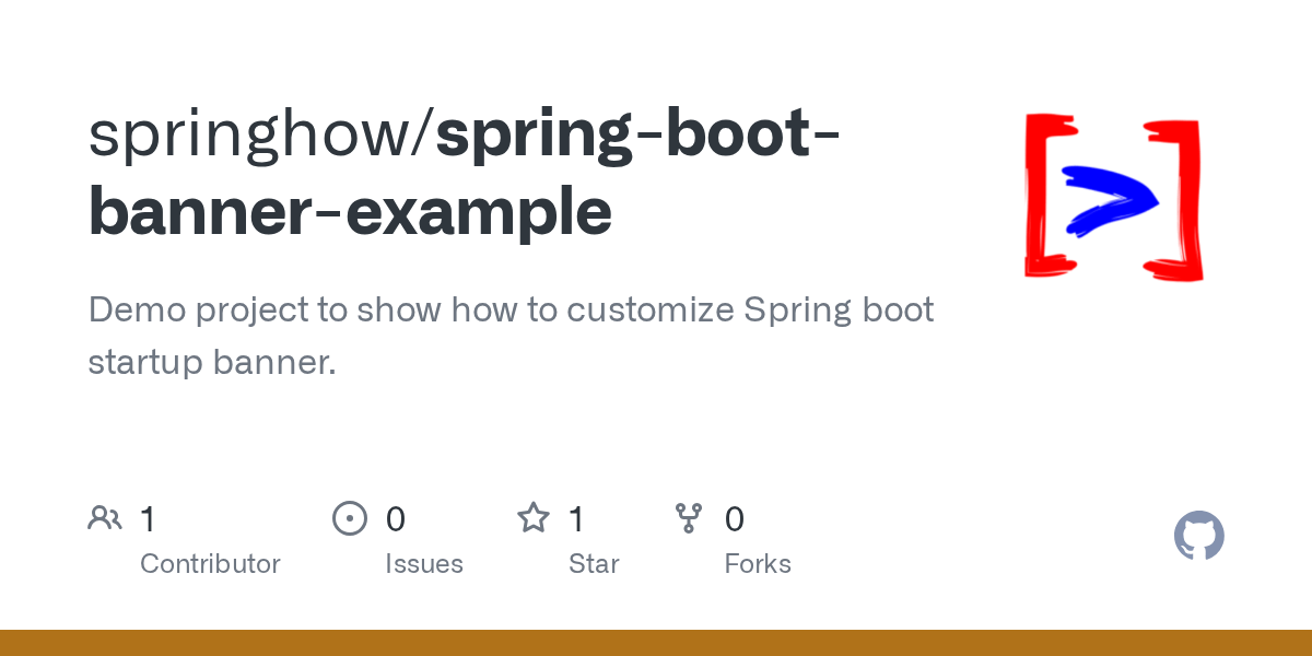 GitHub springhow/springbootbannerexample Demo project to show how
