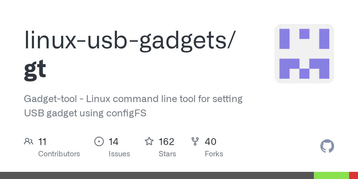 GitHub linuxusbgadgets/gt Gadgettool Linux command line tool