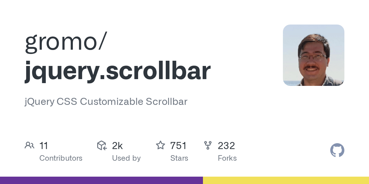 GitHub gromo/jquery.scrollbar jQuery CSS Customizable Scrollbar