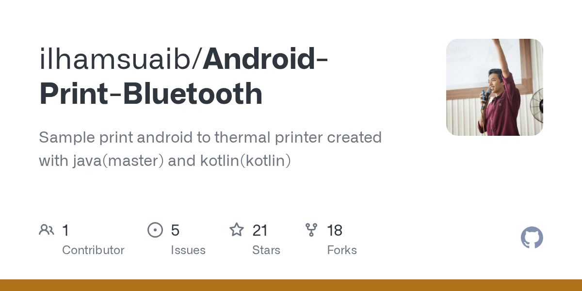 GitHub ilhamsuaib/AndroidPrintBluetooth Sample print android to thermal printer created