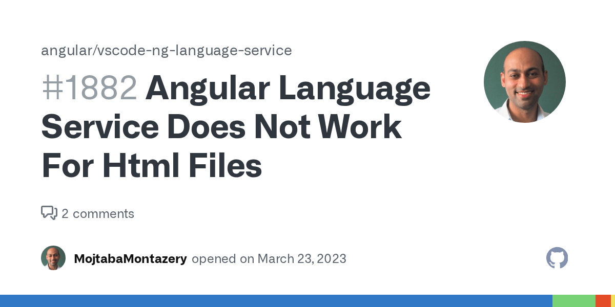 Angular Language Service Does Not Work For Html Files · Issue 1882