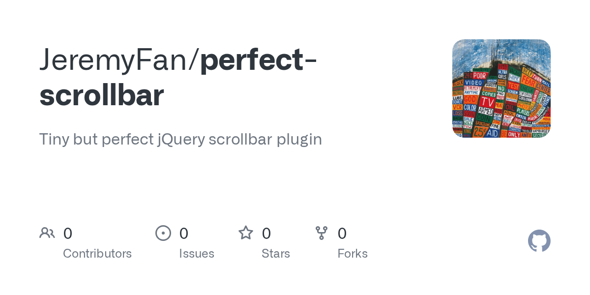 GitHub JeremyFan/perfectscrollbar Tiny but perfect jQuery scrollbar plugin