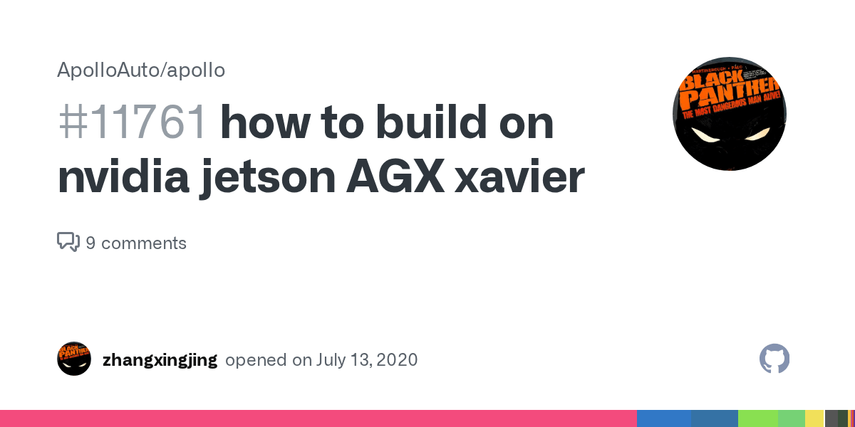 how to build on nvidia jetson AGX xavier · Issue 11761 · ApolloAuto
