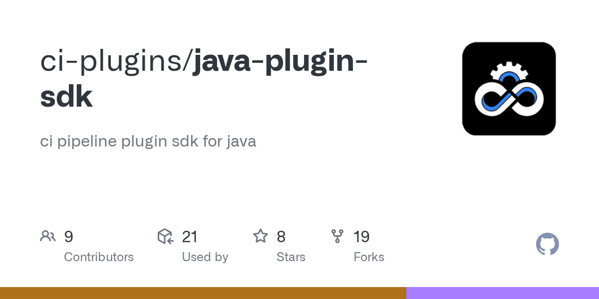 GitHub ciplugins/javapluginsdk ci pipeline plugin sdk for java