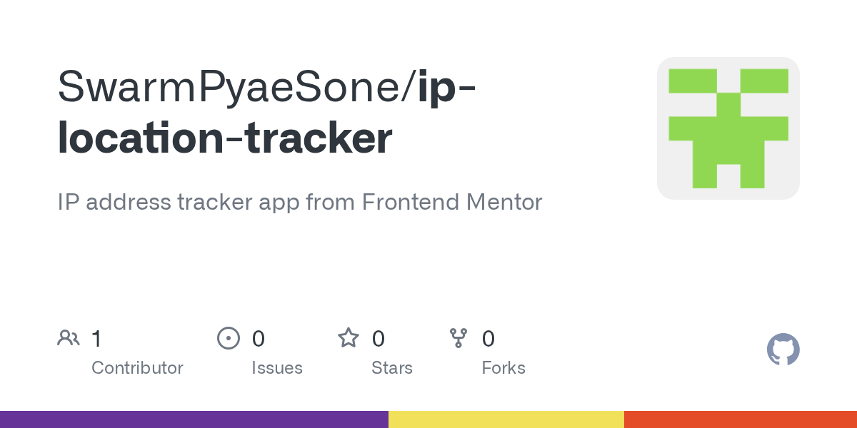 GitHub SwarmPyaeSone/iplocationtracker IP address tracker app from