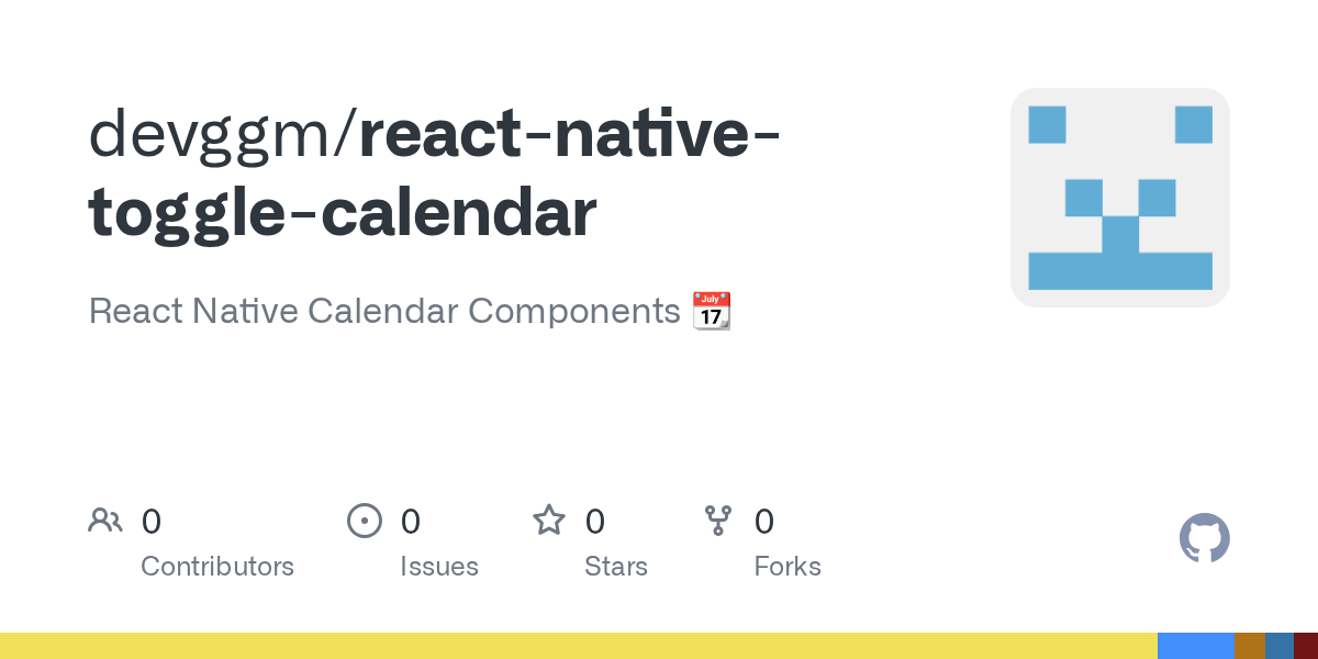 GitHub devggm/reactnativetogglecalendar React Native