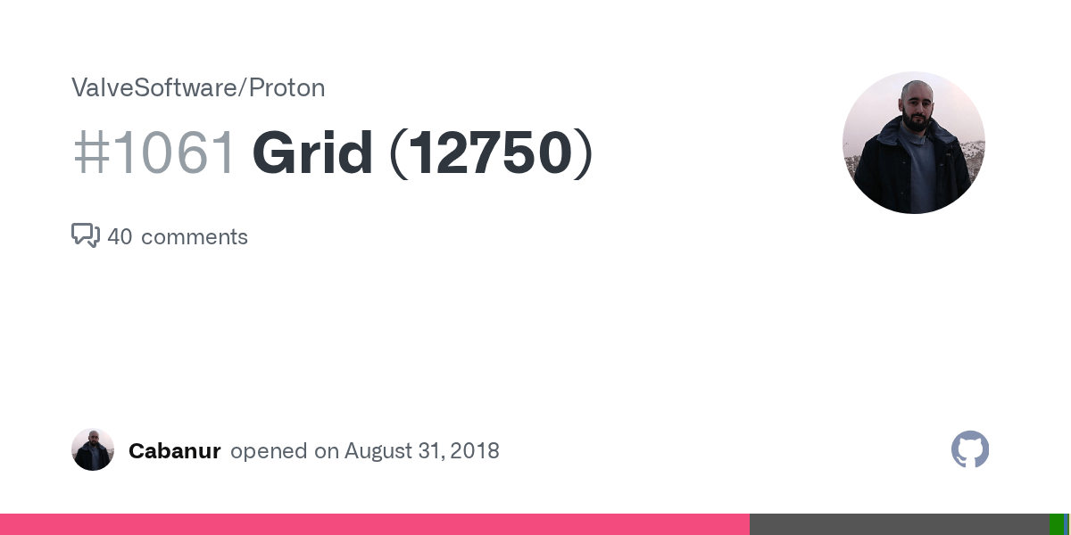 Grid (12750) · Issue 1061 · ValveSoftware/Proton · GitHub