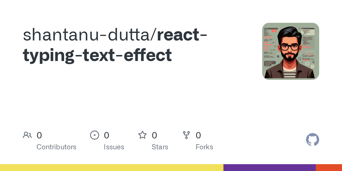 GitHub nlern/reacttypingtexteffect