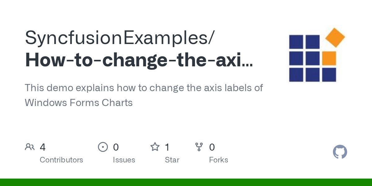 GitHub SyncfusionExamples/HowtochangetheaxislabelsofWindows