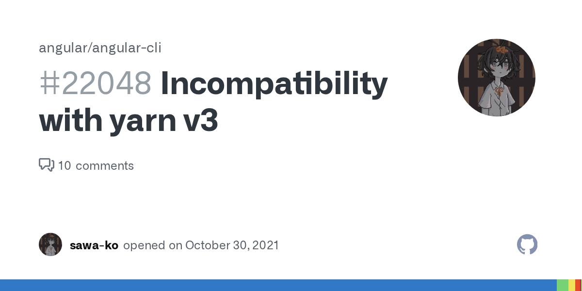 with yarn v3 · Issue 22048 · angular/angularcli · GitHub