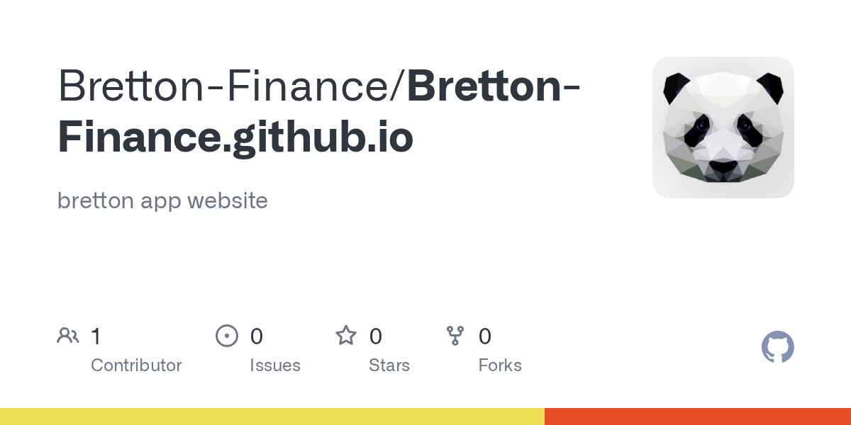 GitHub BrettonFinance/BrettonFinance.github.io bretton app website