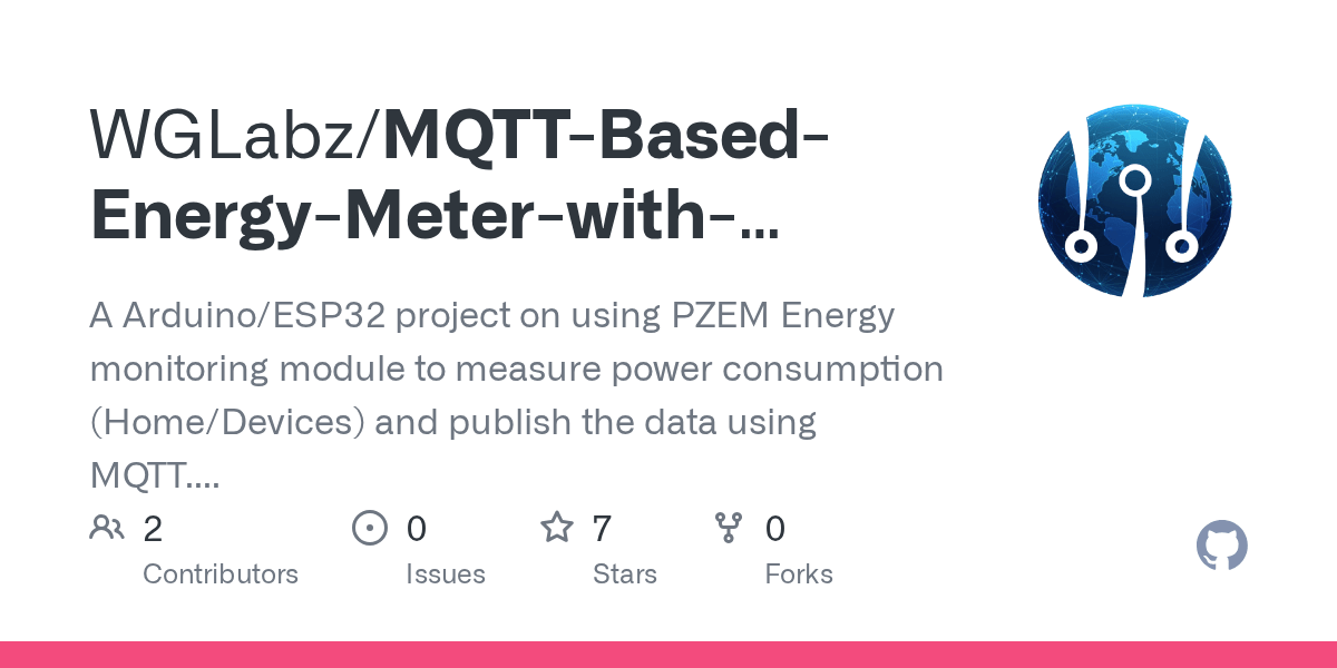 GitHub WGLabz/MQTTBasedEnergyMeterwithOpenHAB A Arduino/ESP32 project on using PZEM