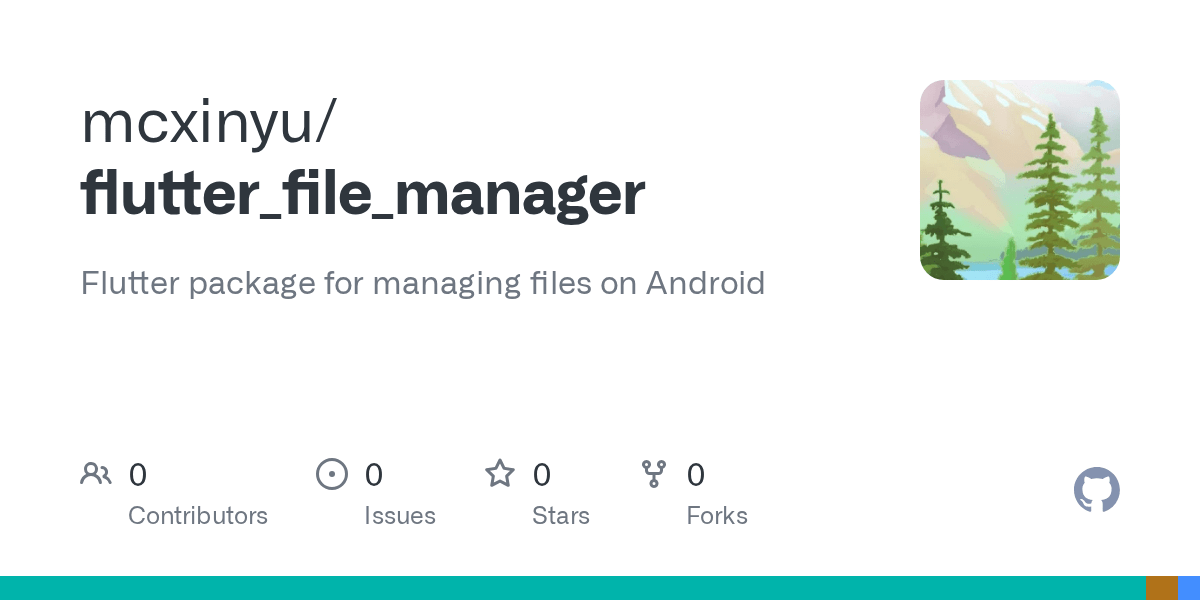GitHub mcxinyu/flutter_file_manager Flutter package for managing